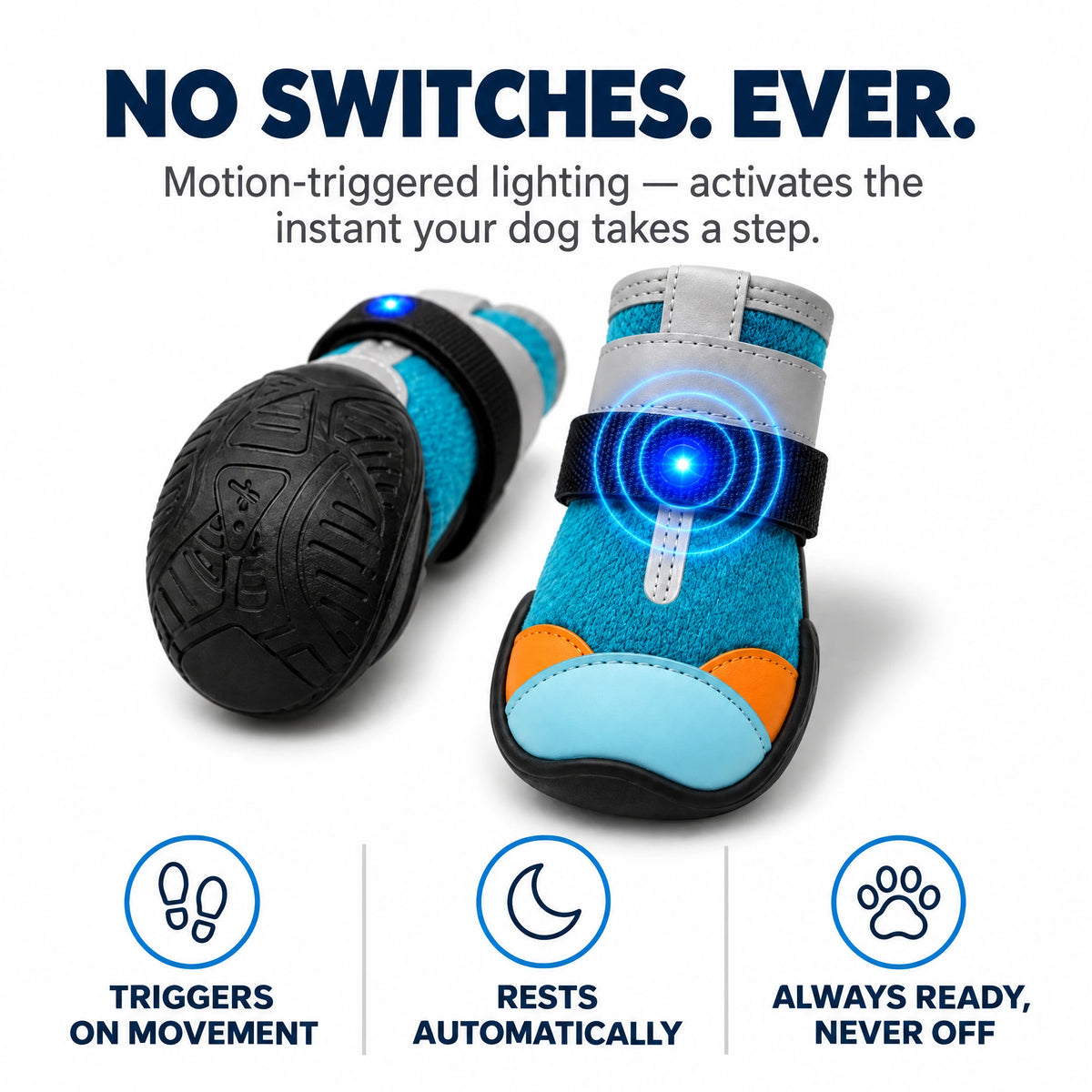 OreLuma LED Light-Up Dog Boots